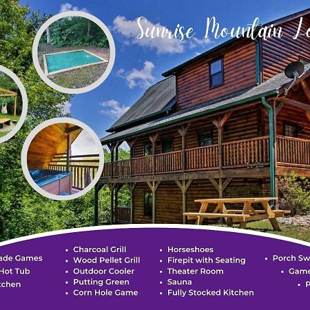 Fabulous Pet-Friendly, Family Cabin With Outdoor Kitchen, Hot Tub, Sauna, Fireplace, Theater Room, Arcade, Pool Table, And Fire Pit Within Minuties Of Dollywood Sevierville Luaran gambar